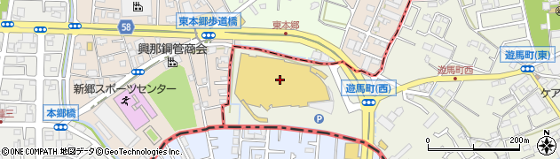 埼玉県草加市遊馬町2周辺の地図
