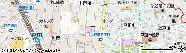 埼玉県戸田市上戸田90周辺の地図