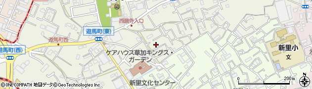 埼玉県草加市遊馬町1088-1周辺の地図