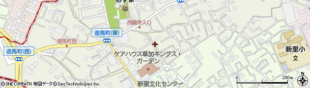 埼玉県草加市遊馬町1073-5周辺の地図
