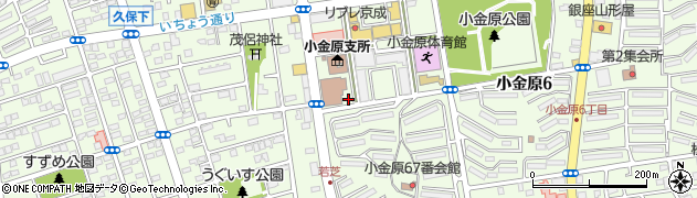千葉県松戸市小金原周辺の地図