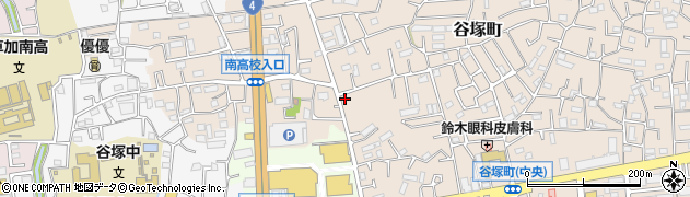 埼玉県草加市谷塚町1555周辺の地図