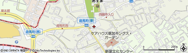 埼玉県草加市遊馬町242周辺の地図
