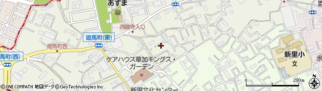 埼玉県草加市遊馬町1085周辺の地図