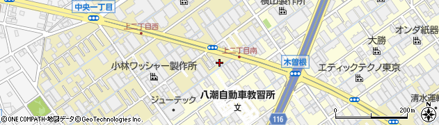 埼玉県八潮市二丁目393周辺の地図