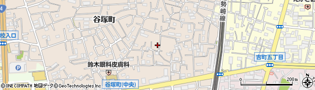 埼玉県草加市谷塚町1461周辺の地図