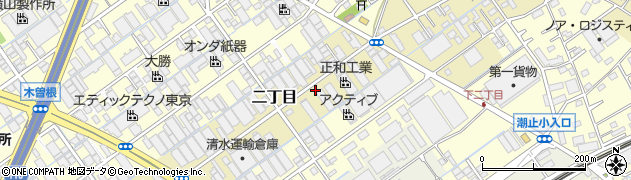 埼玉県八潮市二丁目1105周辺の地図
