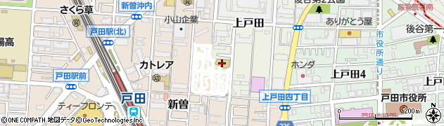 埼玉とだ自動車学校周辺の地図