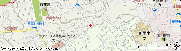 埼玉県草加市遊馬町1138周辺の地図