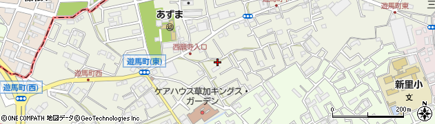 埼玉県草加市遊馬町1070周辺の地図
