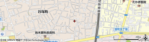 埼玉県草加市谷塚町1466周辺の地図