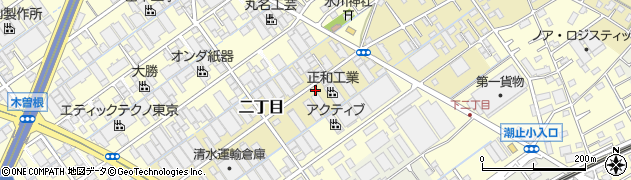 埼玉県八潮市二丁目1109周辺の地図