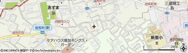 埼玉県草加市遊馬町1129-5周辺の地図