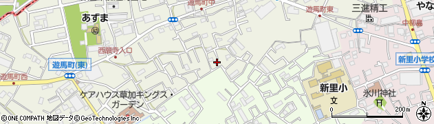 埼玉県草加市遊馬町1140周辺の地図