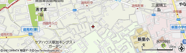 埼玉県草加市遊馬町1143周辺の地図