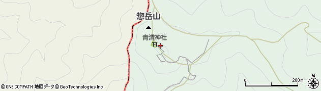 惣岳山周辺の地図