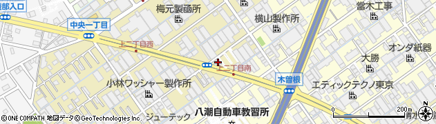 埼玉県八潮市二丁目391周辺の地図