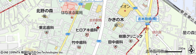 埼玉県新座市東北周辺の地図