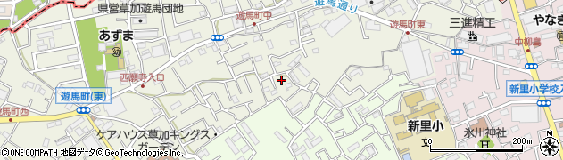 埼玉県草加市遊馬町1144周辺の地図