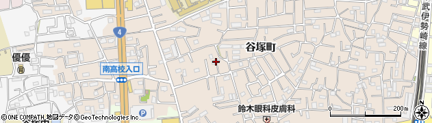 埼玉県草加市谷塚町1661周辺の地図