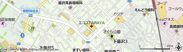 ラビット２１　下藤沢店周辺の地図