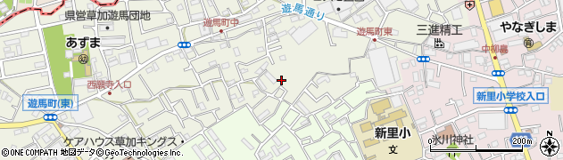 埼玉県草加市遊馬町970周辺の地図