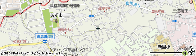 埼玉県草加市遊馬町1022周辺の地図