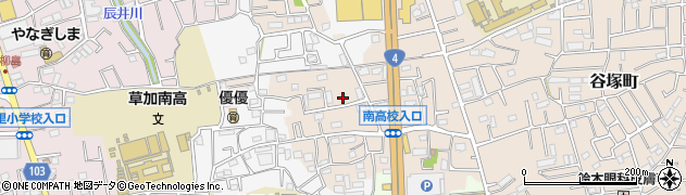 埼玉県草加市谷塚町1922周辺の地図