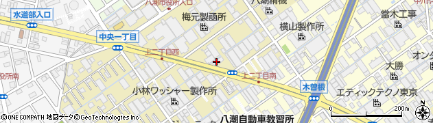 埼玉県八潮市二丁目416周辺の地図