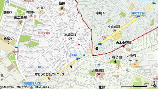 〒352-0006 埼玉県新座市新座の地図