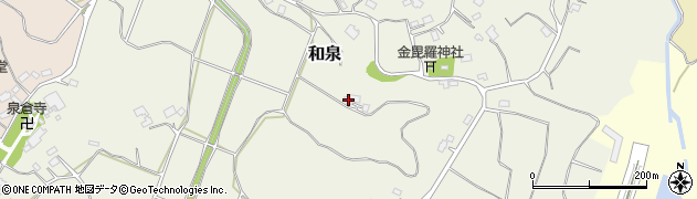千葉県印西市和泉832周辺の地図