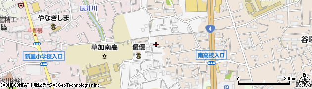埼玉県草加市谷塚町1910周辺の地図