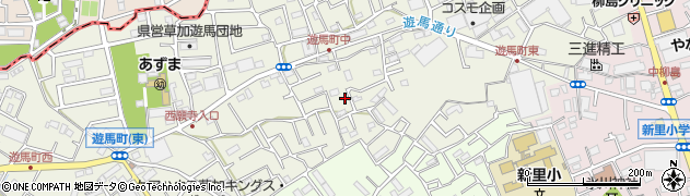 埼玉県草加市遊馬町978周辺の地図