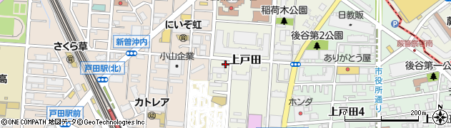 埼玉県戸田市上戸田18周辺の地図