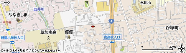 埼玉県草加市谷塚町1919周辺の地図
