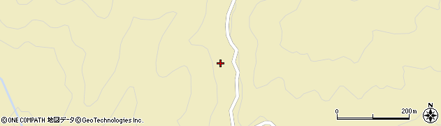 王滝林道周辺の地図