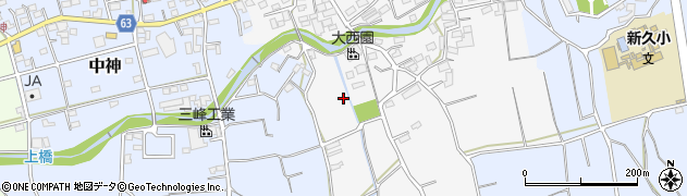 埼玉県入間市根岸周辺の地図