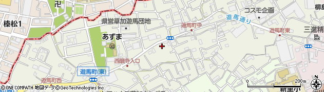 埼玉県草加市遊馬町1029周辺の地図