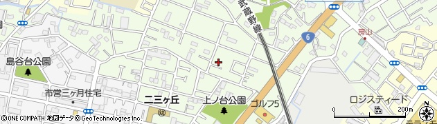 千葉県松戸市二ツ木周辺の地図