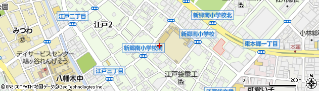 埼玉県川口市江戸周辺の地図