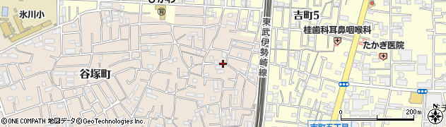 埼玉県草加市谷塚町1605周辺の地図
