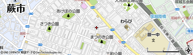川崎理容店周辺の地図