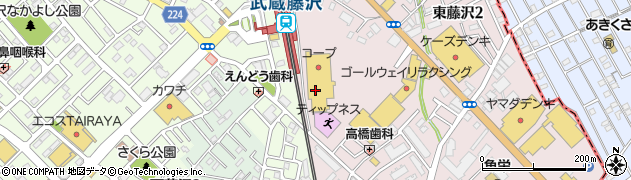 ゴルフ５グリーンガーデン武蔵藤沢店周辺の地図