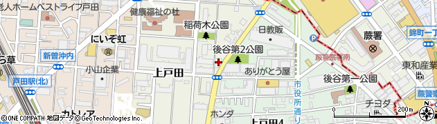 埼玉県戸田市上戸田142周辺の地図