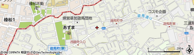 埼玉県草加市遊馬町544周辺の地図