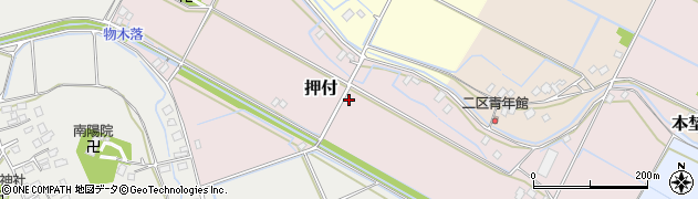 千葉県印西市押付周辺の地図