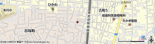埼玉県草加市谷塚町1610周辺の地図
