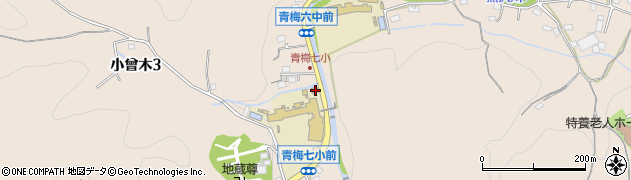 小曽木郵便局周辺の地図