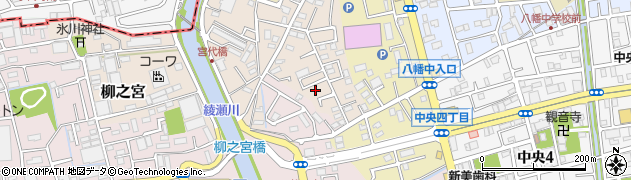 柳之宮幼児公園周辺の地図
