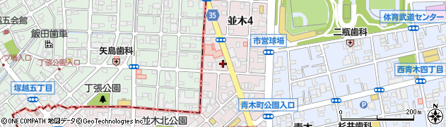 松屋 川口並木店周辺の地図